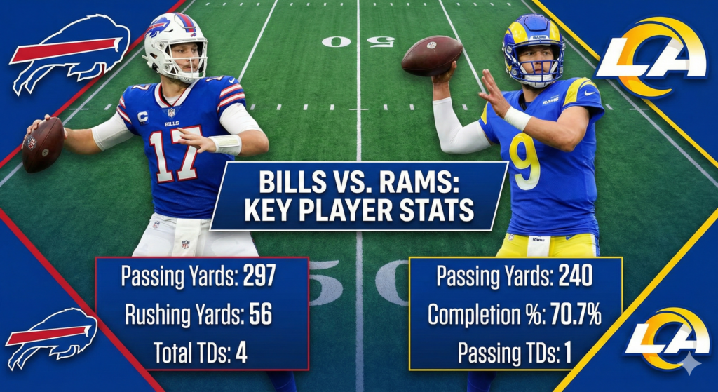 Deep Dive Analysis: Buffalo Bills vs Los Angeles Rams Match Player Stats and Game Impact