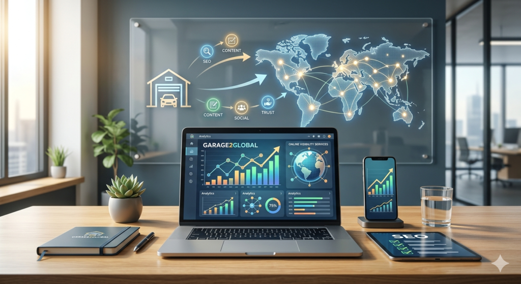 Digital Transformation Blueprint Mastering Online Visibility Services by Garage2Global