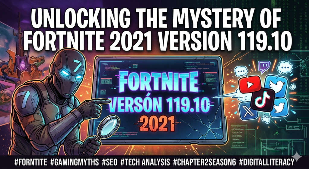 The Ultimate Guide to Fortnite 2021 Versión 119.10 Unlocking the Secrets of a Viral Phenomenon